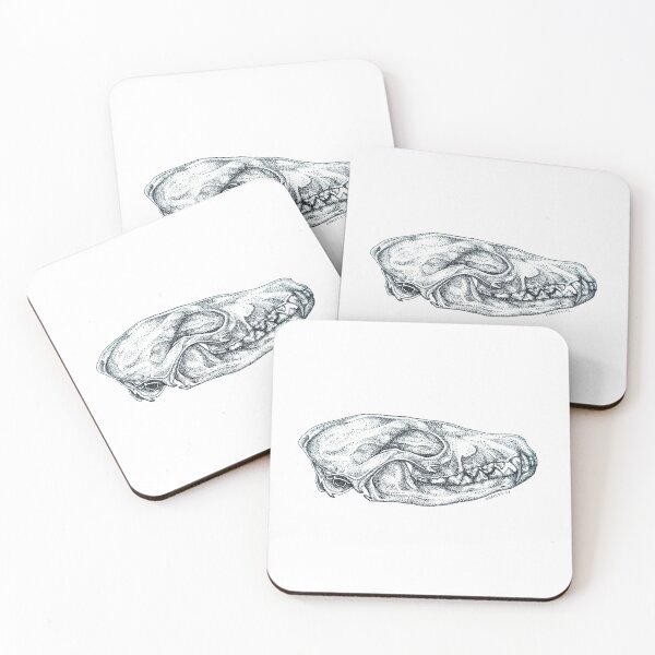 Item preview, Fox Skull - White designed and sold by notchristeehee.