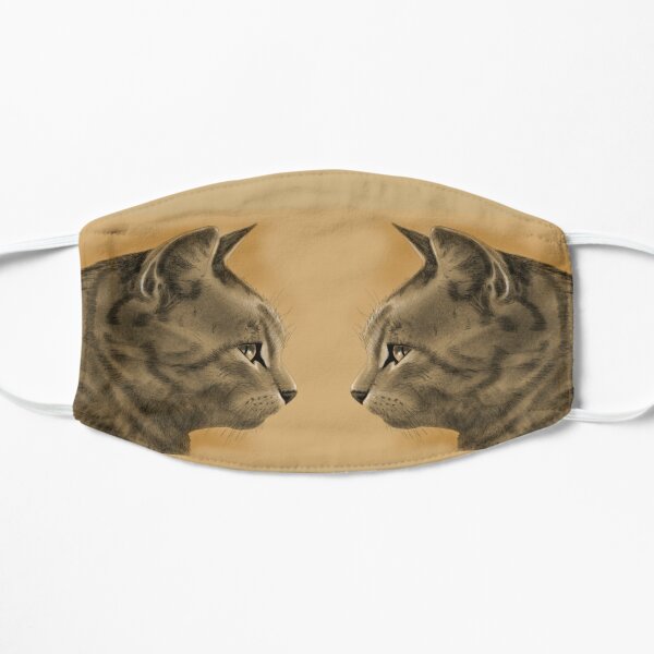 Tabby Cat portrait Mask