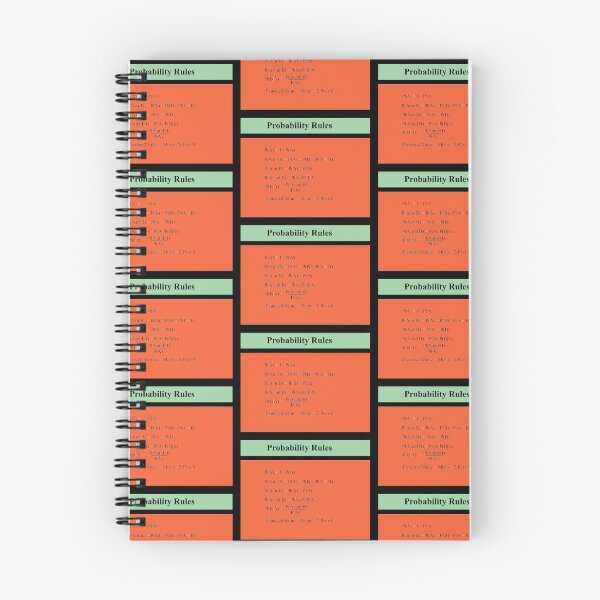Item preview, Probability Rules: The StatisticsMatrix at  Redbubble, 2020 designed and sold by Mark Stansberry.