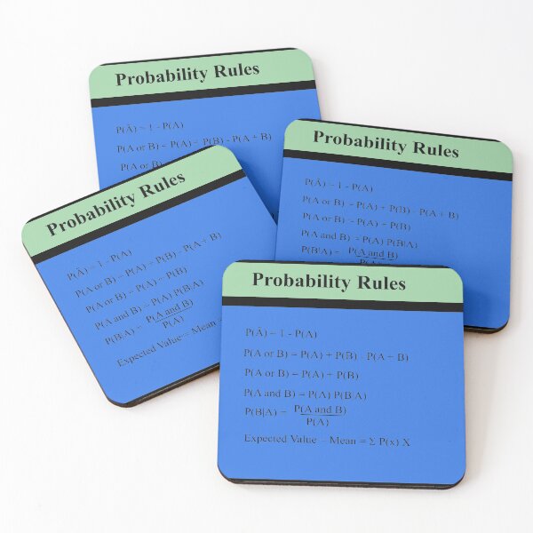 Item preview, Probability Rules: The StatisticsMatrix at  Redbubble, 2020 designed and sold by Mark Stansberry.