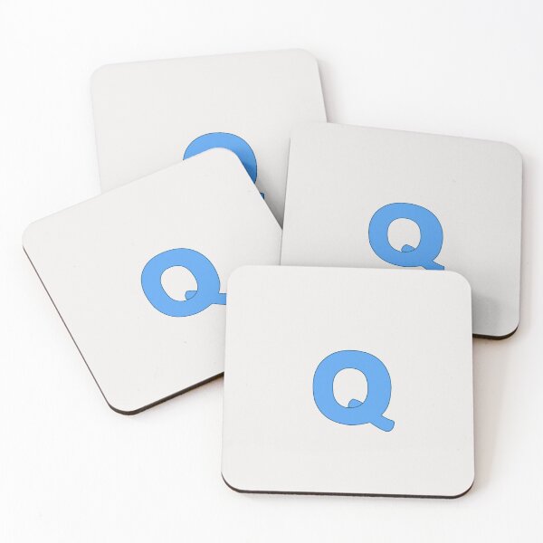 Item preview, letter q blue designed and sold by ZiphGames.