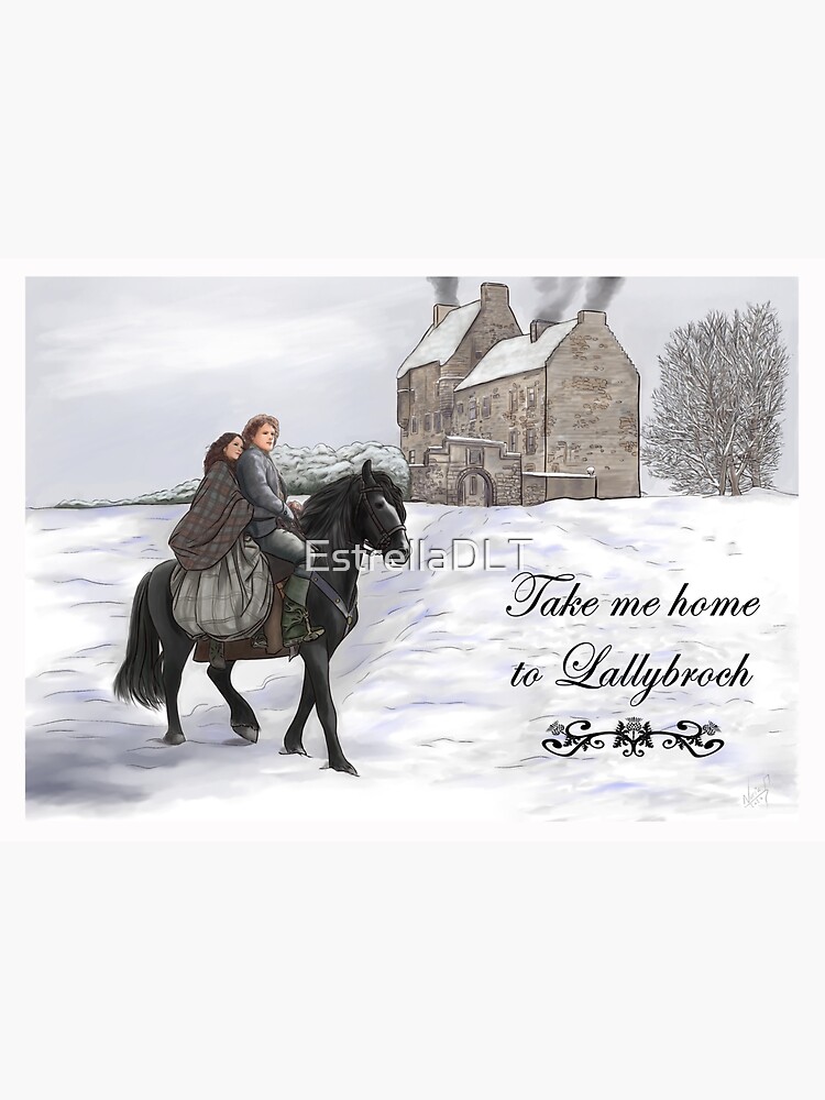  Lead Me to Lallybroch for Christmas Sassenach T-Shirt :  Clothing, Shoes & Jewelry