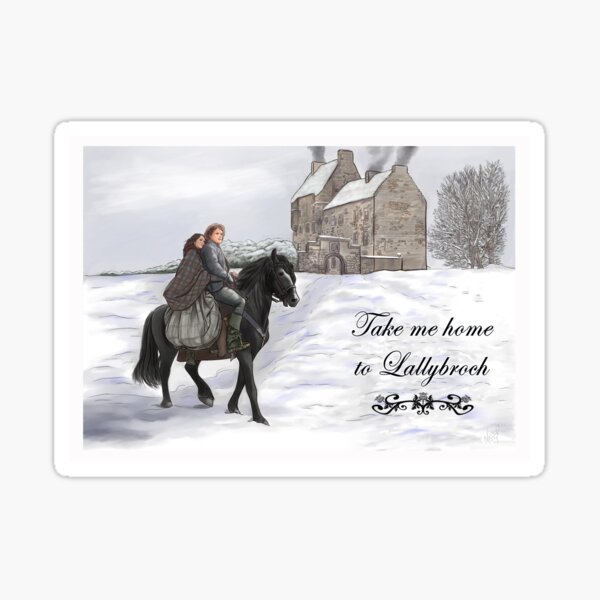 Aperçu de l'œuvre Ramène-moi à la maison à Lallybroch (Outlander) créée et vendue par EstrellaDLT.