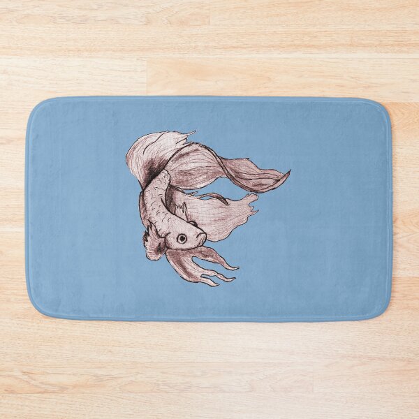 Item preview, Red Fighting Fish  designed and sold by Tessa Bryden.