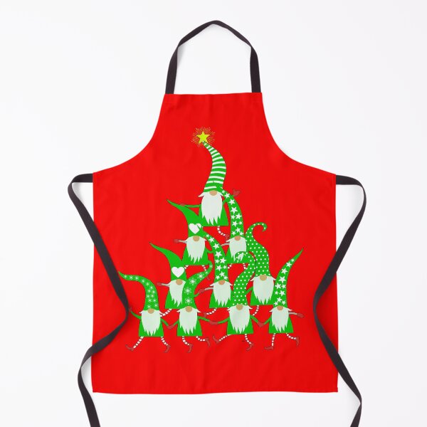 Item preview, Scandinavian Nordic Gnomes Christmas Tree Tomte Nisse Flags designed and sold by funnytshirtemp.