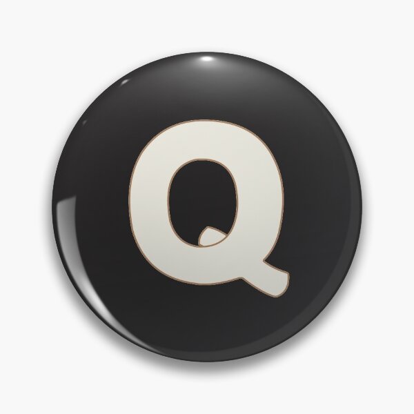 Item preview, letter q white designed and sold by ZiphGames.
