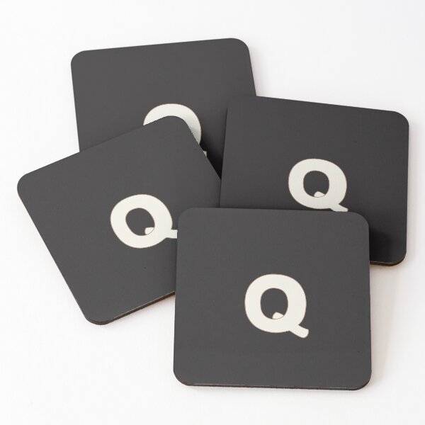 Item preview, letter q white designed and sold by ZiphGames.