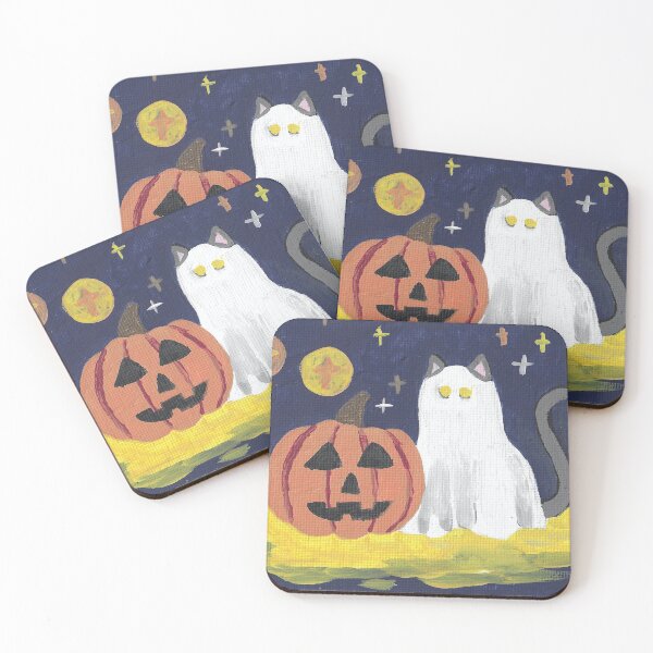 Item preview, Cat Halloween Painting designed and sold by Joanna Gulley.