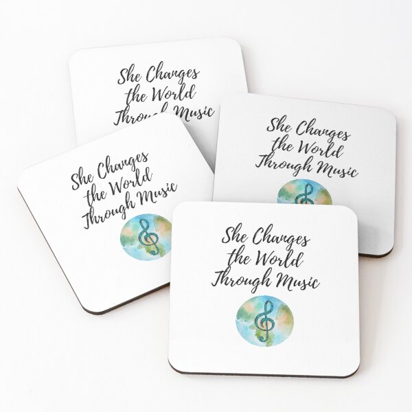 Item preview, She Changes the World Through Music designed and sold by teachmusicstore.