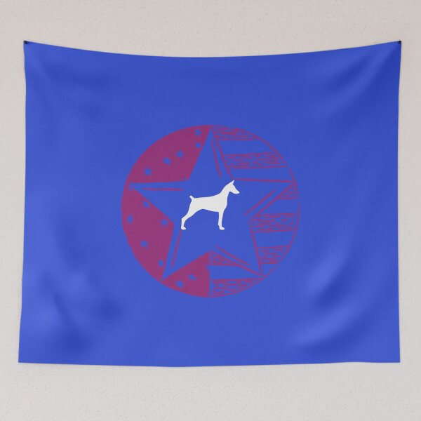 Item preview, Doberman, Red, White and Blue designed and sold by Mocean-Art.