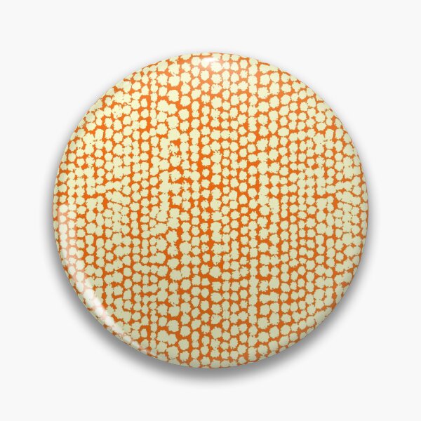 Item preview, Blotchy Spots Pattern 170820 - Pale Yellow on Orange designed and sold by Artberry.