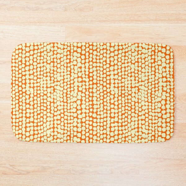 Item preview, Blotchy Spots Pattern 170820 - Pale Yellow on Orange designed and sold by Artberry.