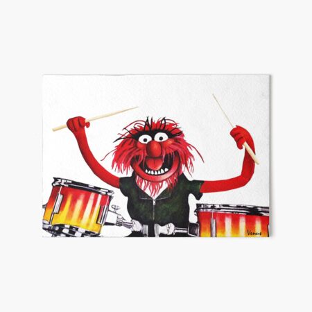 Animal Drummer Art Board Print
