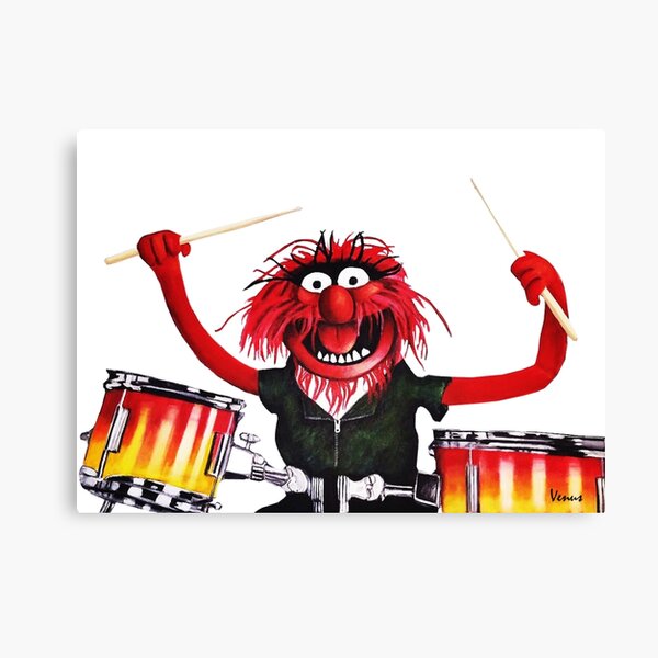 Animal Drummer Canvas Print