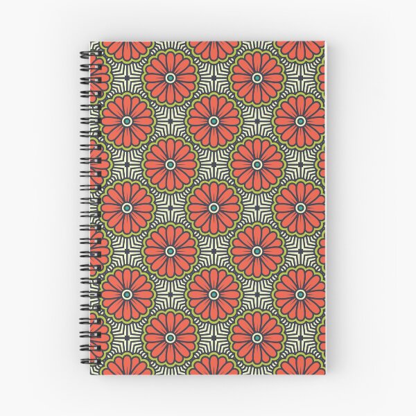 Item preview, Moroccan Red Flower Pattern designed and sold by machmigo.
