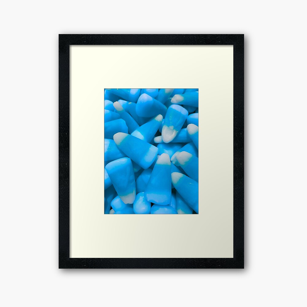 Blue Candy Corn Art Board Print for Sale by CalamityHA