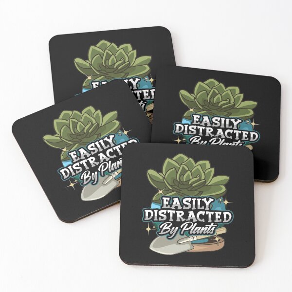 Item preview, Easily Distracted By Plants Funny Gardening designed and sold by perfectpresents.