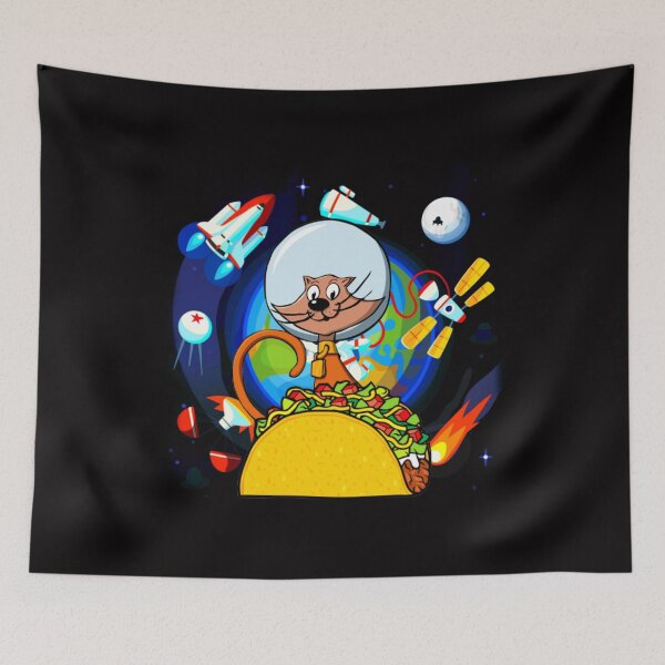 Item preview, Crazy Space Taco Cat Funny designed and sold by HolmesMillie1.