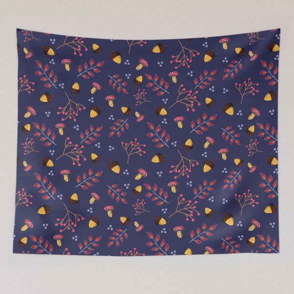 Item preview, Autumn Plants Seamless Pattern designed and sold by LotusBlue77.