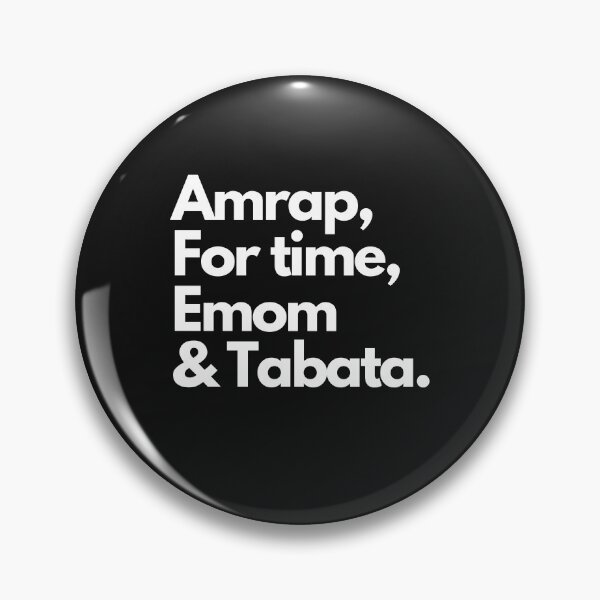 Item preview, Amrap, For time, Emom, & Tabata designed and sold by PareaClothing.