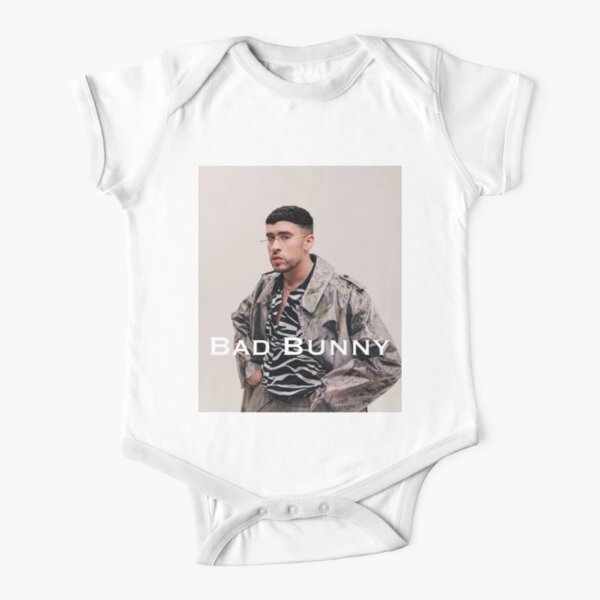 Camiseta de bad bunny, fan y equipo de bad bunny Body de manga corta para bebé