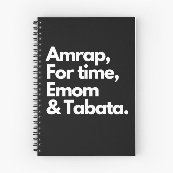 Item preview, Amrap, For time, Emom, & Tabata designed and sold by PareaClothing.