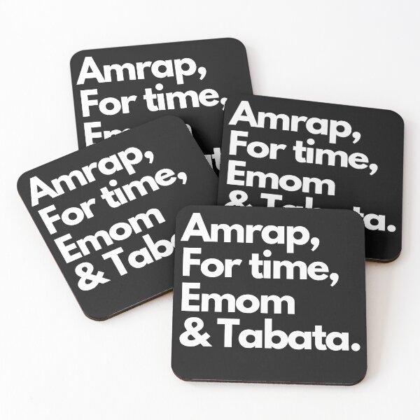 Item preview, Amrap, For time, Emom, & Tabata designed and sold by PareaClothing.