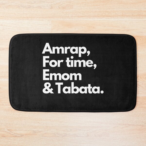 Item preview, Amrap, For time, Emom, & Tabata designed and sold by PareaClothing.