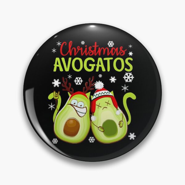 Item preview, Avogato Vegan Christmas Avocado Cat designed and sold by PatelLayla.