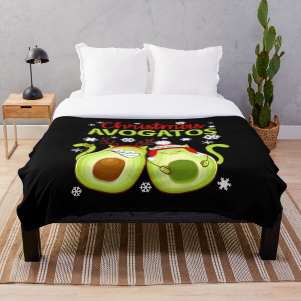 Item preview, Avogato Vegan Christmas Avocado Cat designed and sold by PatelLayla.