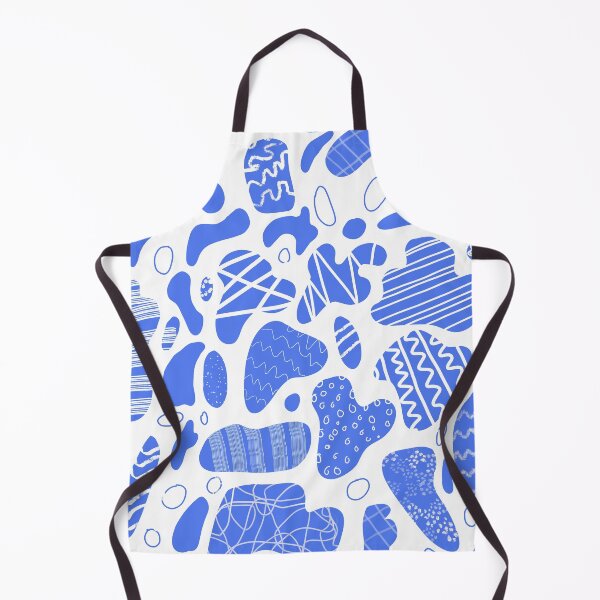 Item preview, Classic Blue and White Organic Shapes Pattern designed and sold by NancyMerkle.