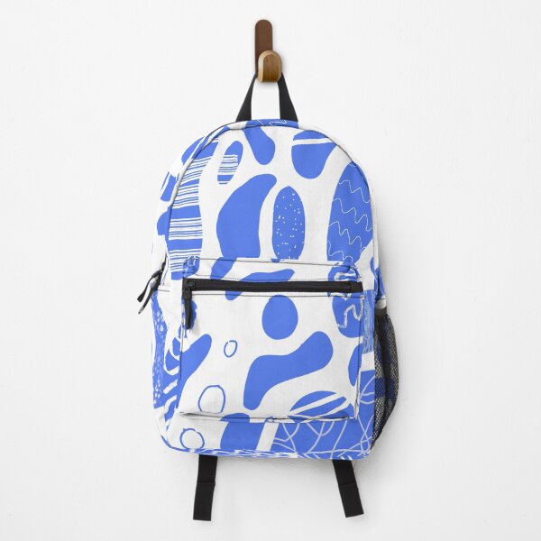 Item preview, Classic Blue and White Organic Shapes Pattern designed and sold by NancyMerkle.