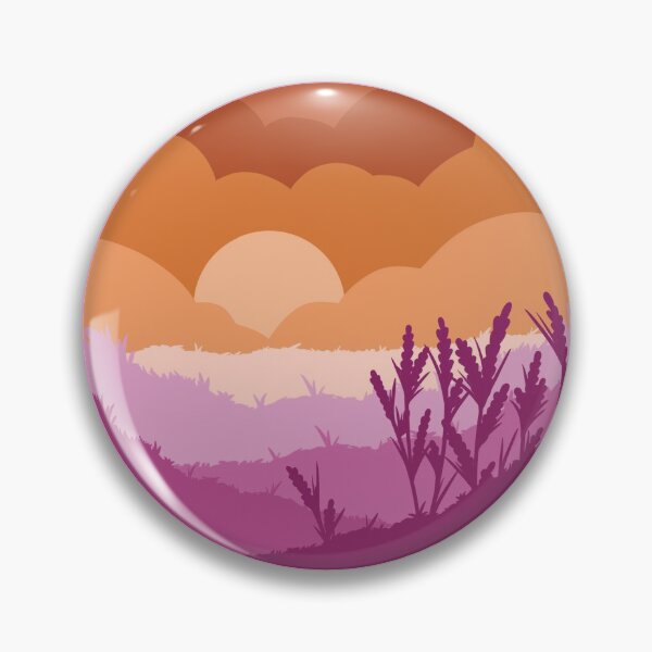 "subtle" lesbian flag Pin