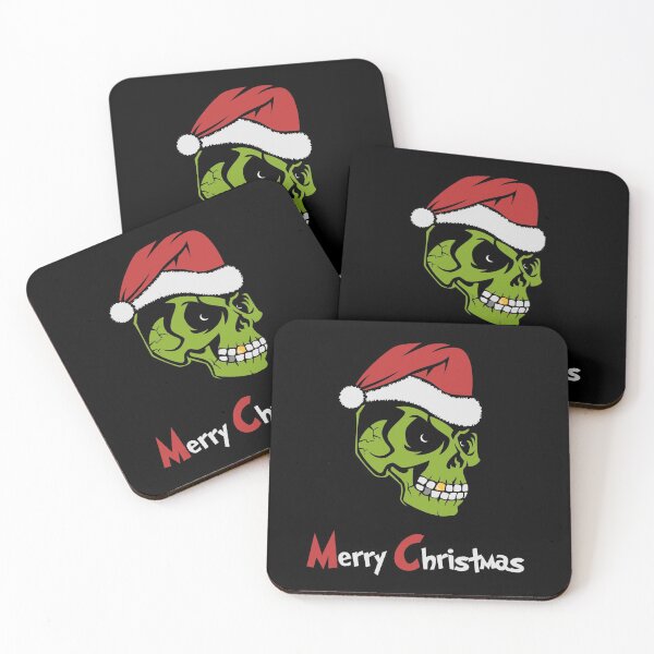 Item preview, Merry Christmas Skull designed and sold by OrnamentallyYou.