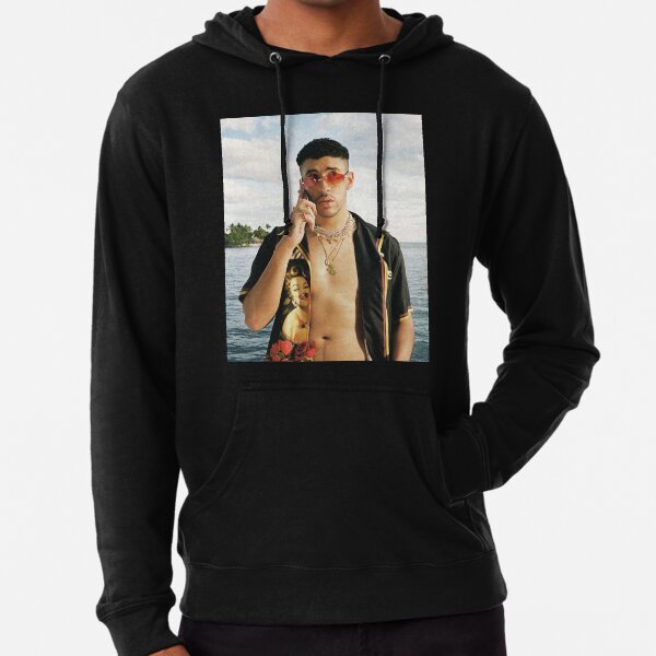 Camiseta de bad bunny, fan y equipo de bad bunny Sudadera ligera con capucha