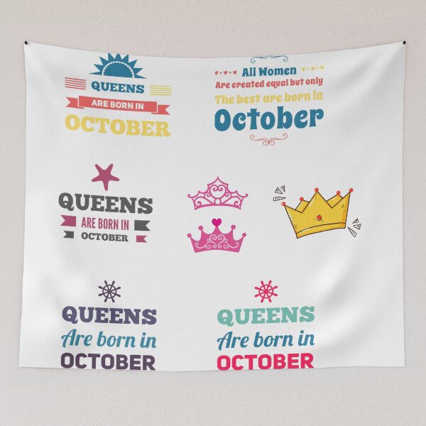 Item preview, Queens are born in October designed and sold by Rabia01.