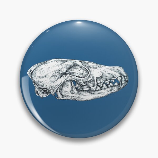 Item preview, Fox Skull - Blue designed and sold by notchristeehee.