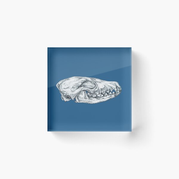 Item preview, Fox Skull - Blue designed and sold by notchristeehee.