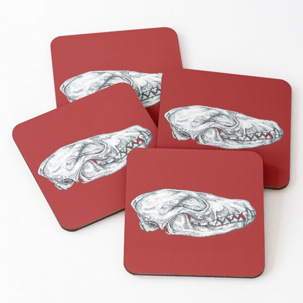Item preview, Fox Skull - Red designed and sold by notchristeehee.
