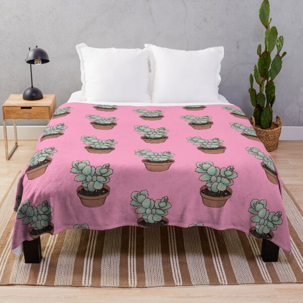 Item preview, Lavender Scallops Kalanchoe Fedtschenkoi Succulent Sketch designed and sold by Charredsky.