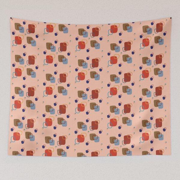 Item preview, Geometric fall palette #pattern I designed and sold by boredcreator.