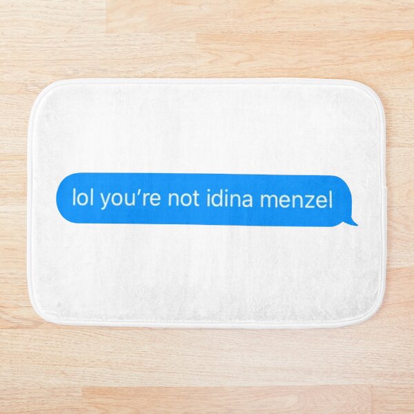 Artikelvorschau, Nicht Idina Menzel Aufkleber entworfen und verkauft von BroadwayDesignz.