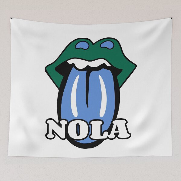 Item preview, NOLA Lips with Tongue designed and sold by NicholasForbes.