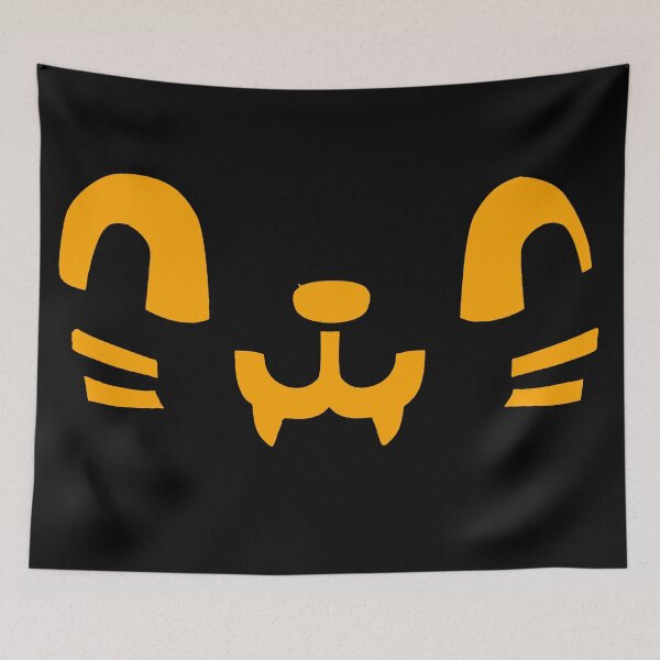 Item preview, Cute Cat Halloween Face designed and sold by Uvogin2099.