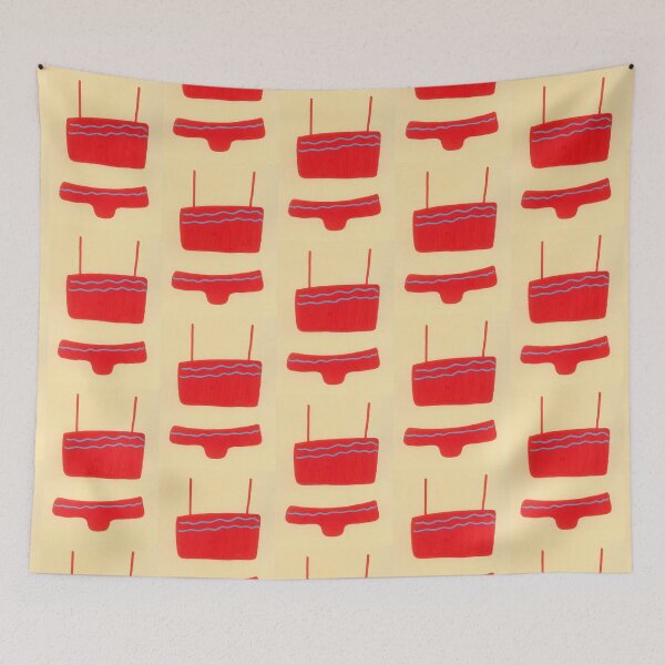 Item preview, 'kini in red designed and sold by lifesabeachbaby.