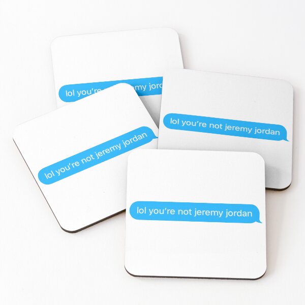 Item preview, Not Jeremy Jordan Sticker designed and sold by BroadwayDesignz.