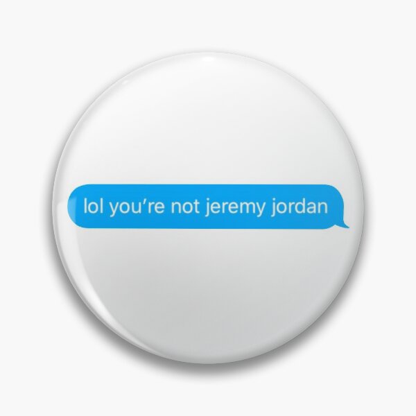 Item preview, Not Jeremy Jordan Sticker designed and sold by BroadwayDesignz.