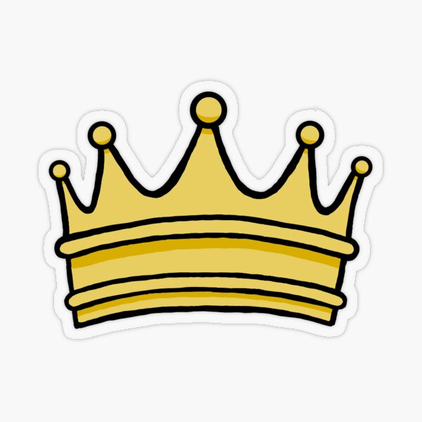 Crown Sticker for Sale by gracie-doodles