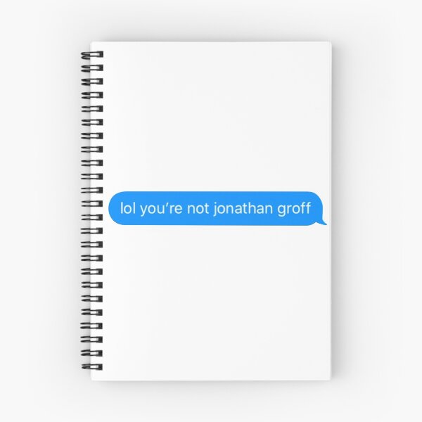 Item preview, Not Jonathan Groff Sticker designed and sold by BroadwayDesignz.