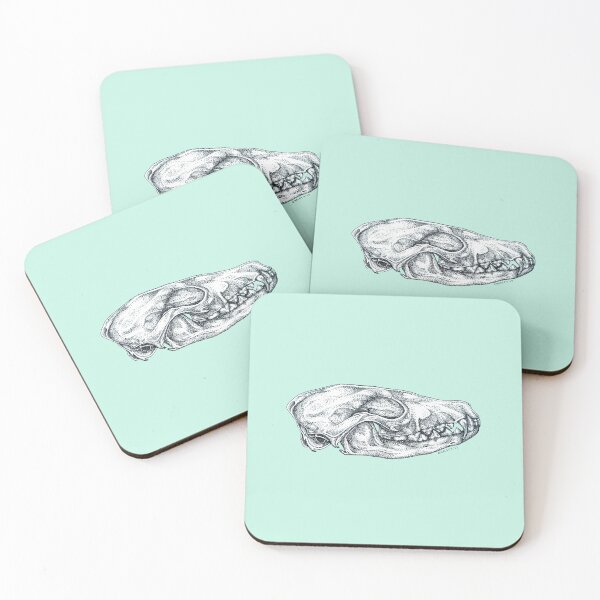Item preview, Fox Skull - Mint designed and sold by notchristeehee.